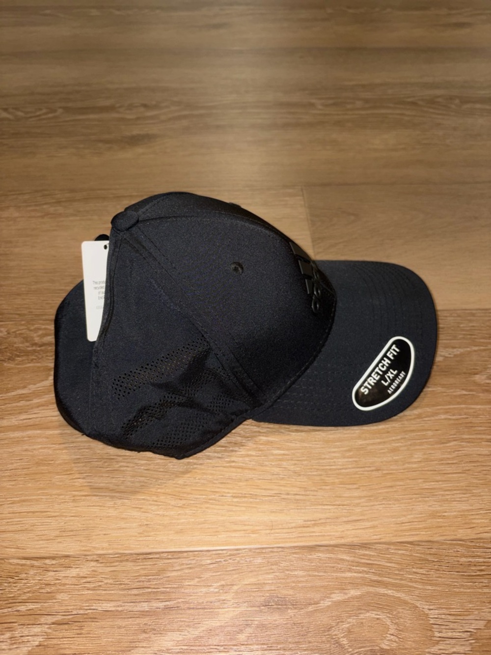 Adidas Men's Gameday III Golf Hat Black L/XL Aeroready Cap Stretch Fit New Tags - Picture 3 of 11